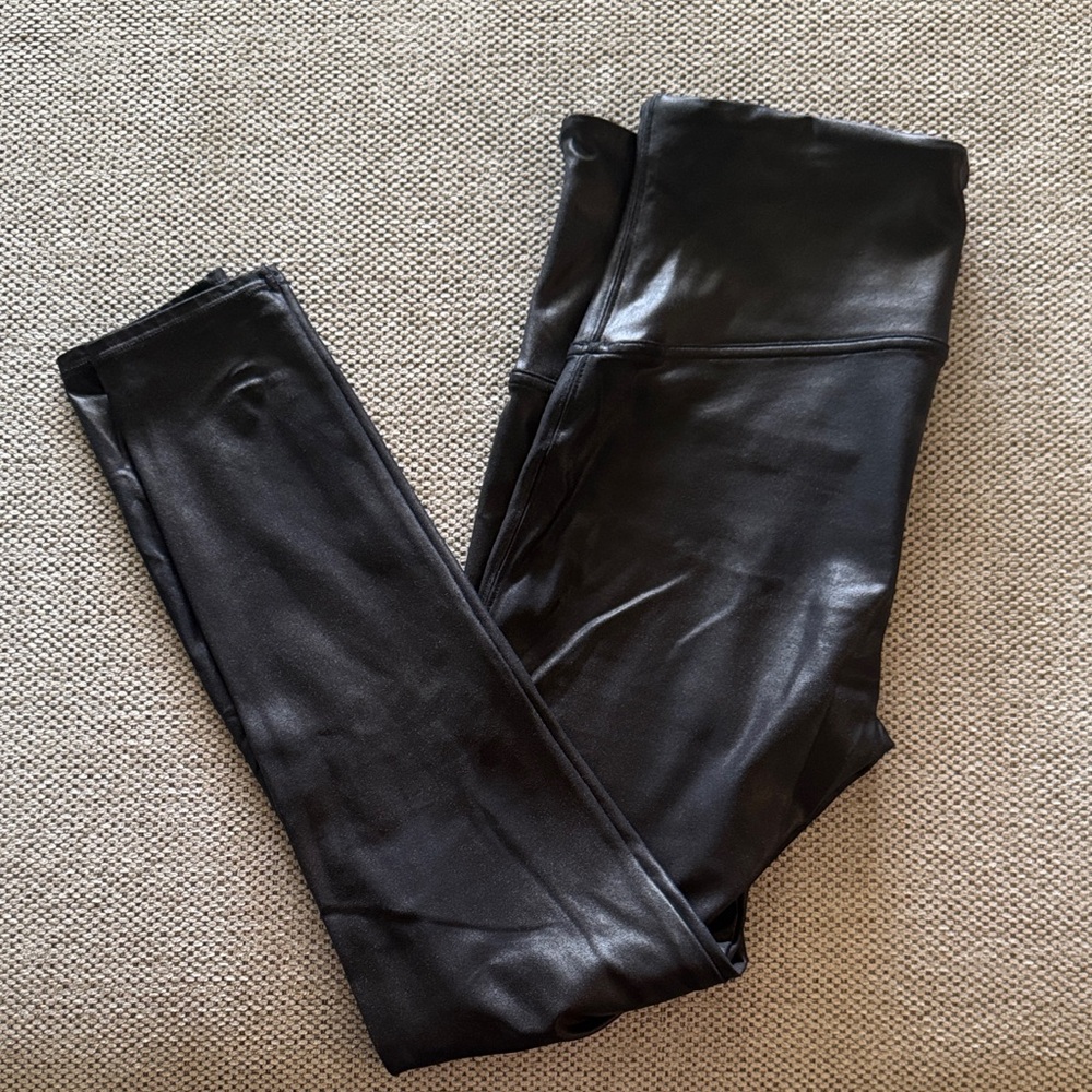 SPANX Faux Leather Leggings